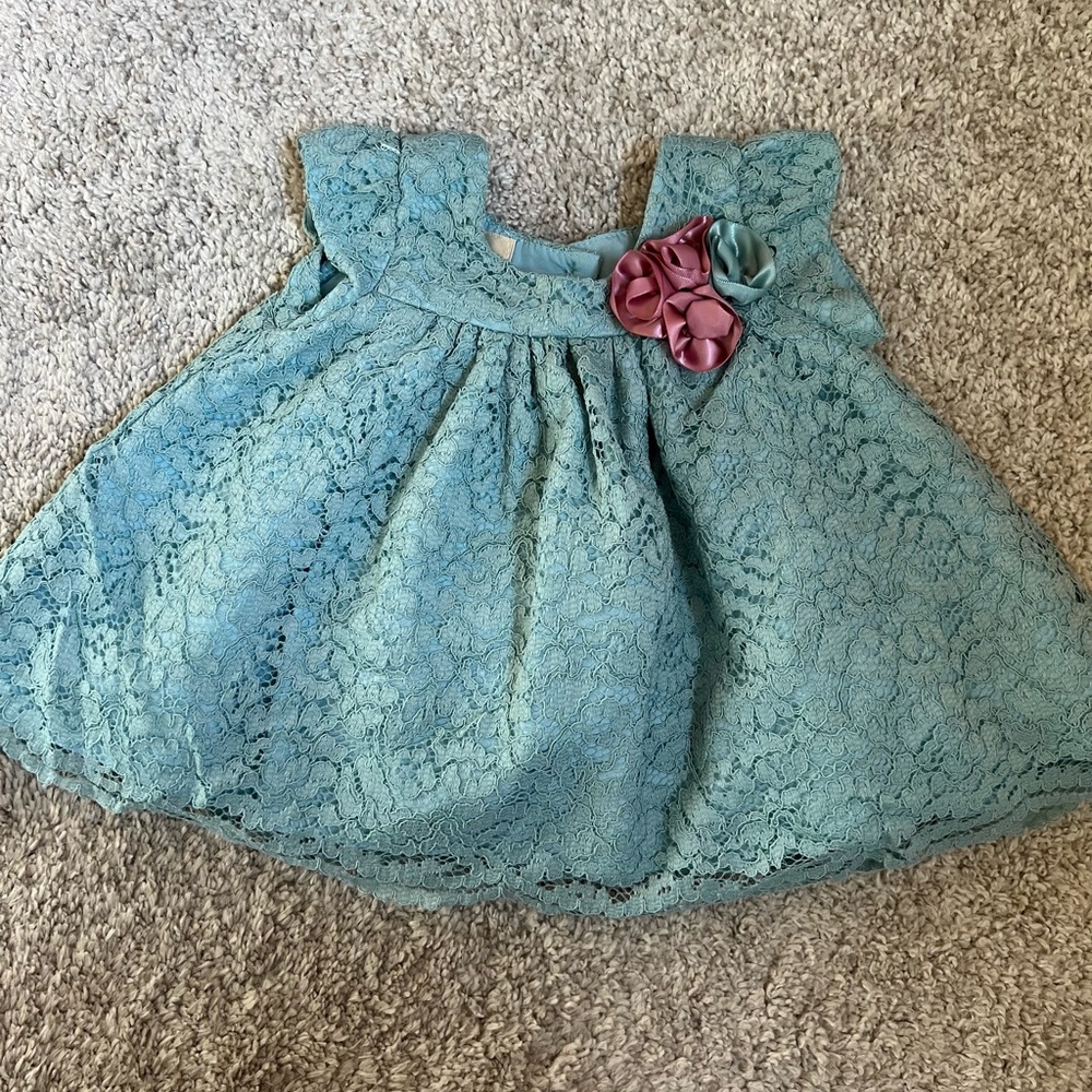Laura Ashley Lace Baby Dress